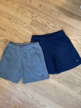 Boys Abercrombie Kids Shorts Size 9/10 Grey Blue